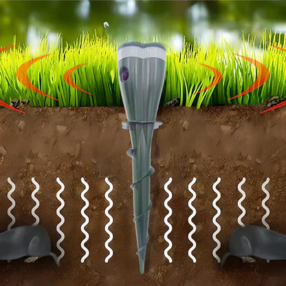 🌸 Hot Sale 50% Rabatt ☘️ Solarbetrieben wasserdicht Schraube Mole Abwehrmittel