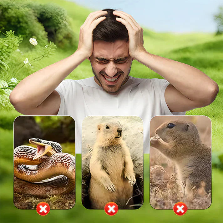 🌸 Hot Sale 50% Rabatt ☘️ Solarbetrieben wasserdicht Schraube Mole Abwehrmittel