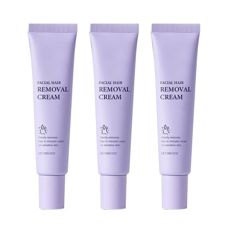 💜💜 Sanfte Gesichtshaarentfernung: 1+1 gratis Angebot! 💜💜 Schmerzfreie Creme für langanhaltend glatte Haut, ideal für empfindliche Haut.