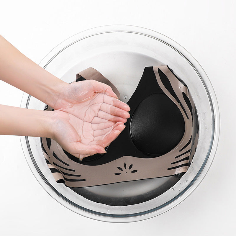 ✨ LAST DAY SALE 49% RABATT✨Geraffter Push-Up-BH ohne Abdrücke im Farbblockdesign