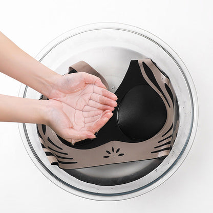 ✨ LAST DAY SALE 49% RABATT✨Geraffter Push-Up-BH ohne Abdrücke im Farbblockdesign