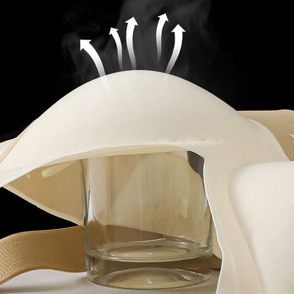 ✨ LAST DAY SALE 49% RABATT✨Geraffter Push-Up-BH ohne Abdrücke im Farbblockdesign