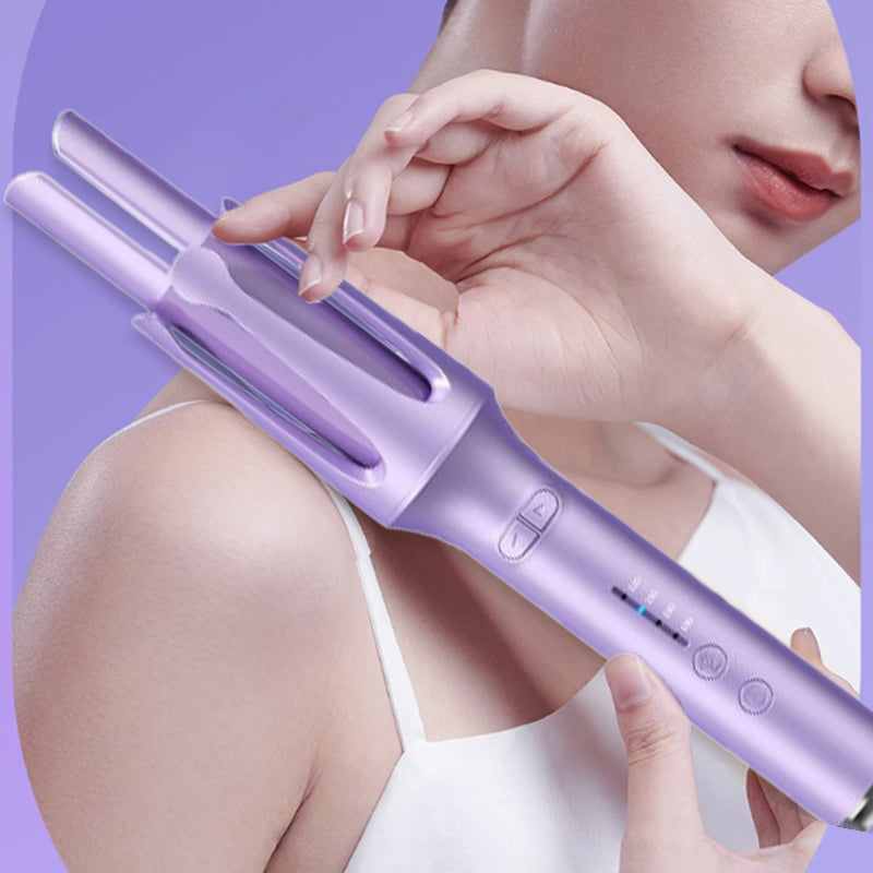 ✨Machen Sie es jedem leicht, wunderschönes Haar zu locken 😍Vollautomatischer Lockenstab für das Haarstyling