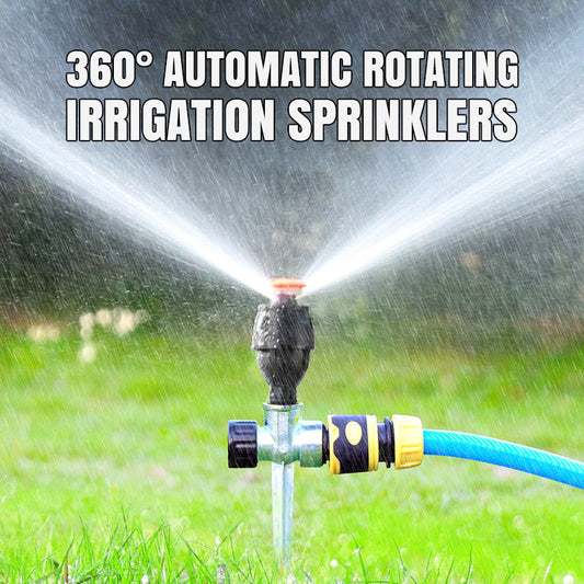 ⏳  Begrenzte Zeit 50% frei! 💥 360° Automatische rotierende Bewässerung Sprinkler (Je mehr Sie kaufen, desto höher der Rabatt)