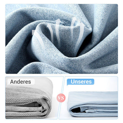 🌺2025 Neu eingetroffen - 50% OFF⏳Damen-Midi-Jeanskleid mit Taillenband