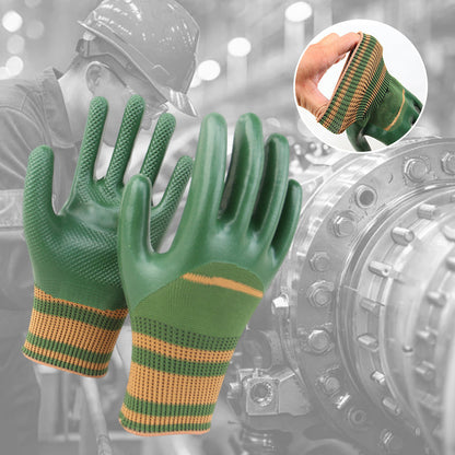 💥 49% OFF🎁 Rubber Coated Work Gloves with Knit Wrist Cuff