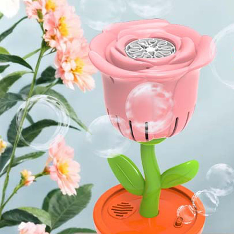 Sonnenblume Automatische Blase Maschine mit musikalischen Lichtern