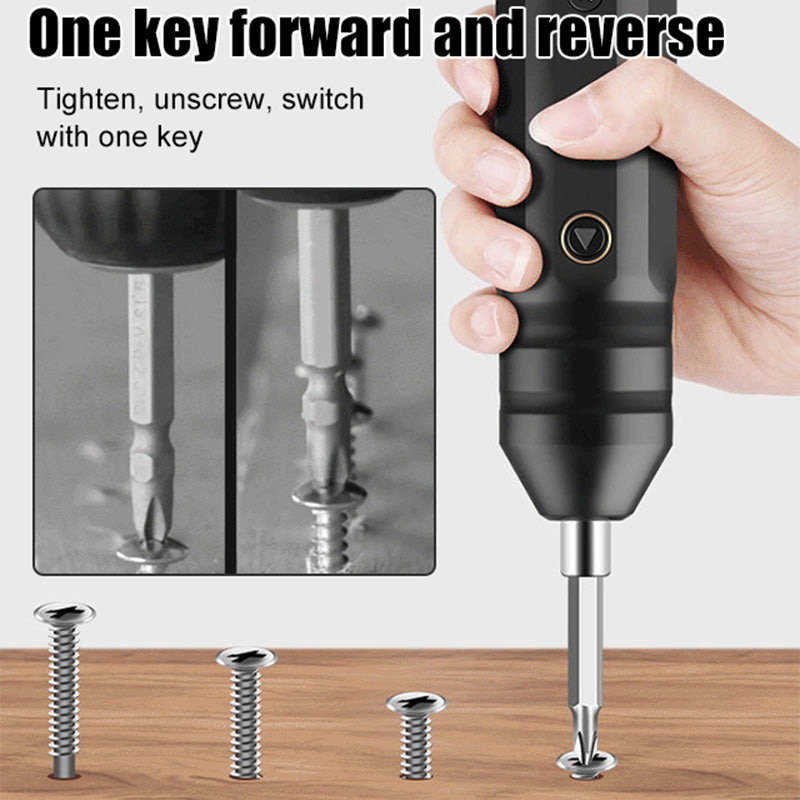 Tragbares elektrisches wiederaufladbares Schraubendreher Set