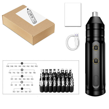 Tragbares elektrisches wiederaufladbares Schraubendreher Set