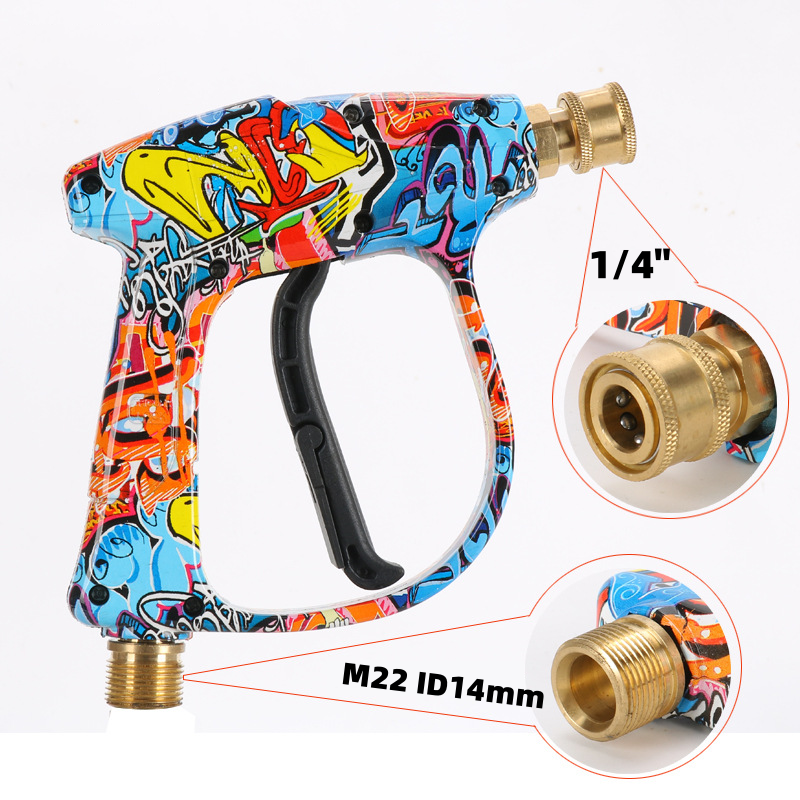 🔫 BLITZANGEBOT: 50 % RABATT! 🎨 Hochdruckreiniger (150 bar) – 5 Düsen, Graffiti-Design & multifunktionale Reinigung 🧼