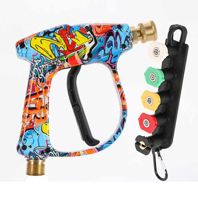 🔫 BLITZANGEBOT: 50 % RABATT! 🎨 Hochdruckreiniger (150 bar) – 5 Düsen, Graffiti-Design & multifunktionale Reinigung 🧼