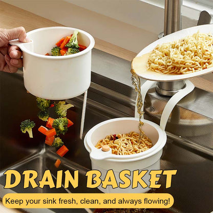 🎁 Ablaufkorb für Küchenspüle – nur jetzt: KAUF 1, BEKOMM 1 GRATIS! 🧽💧⏰
