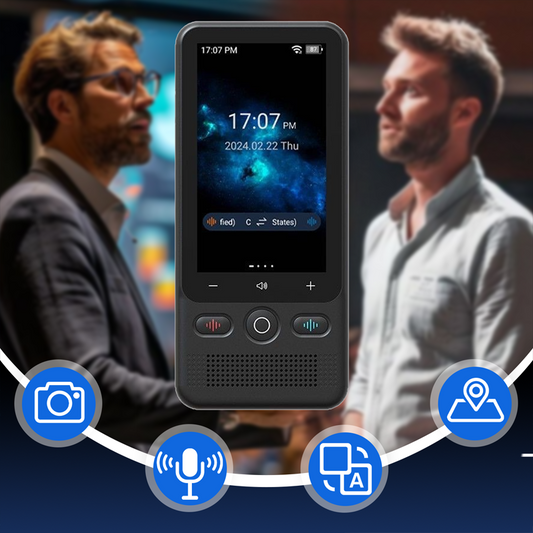 📢📢50% Rabatt!! ⏰📲2-in-1 Übersetzungsgerät für unterwegs – Echtzeitübersetzung,🌍138 Offline-Sprachen, 🔋Ultra-Lange Akkulaufzeit | Perfekt für Globetrotter✈️