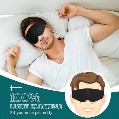 😴Verdickte, lichtblockierende Schlafmaske – leicht & atmungsaktiv für den Sommer, jetzt -50 %! ✨🌙