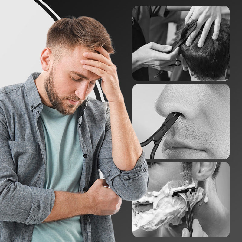 🎁💥Wasserdichter elektrischer Bartschneider für Männer