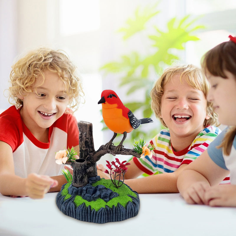 🐦🥰Interaktives Spielzeug mit sprachaktiviertem zwitscherndem Vogel