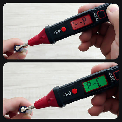 2-in-1 Digitaler Spannungsprüfer ＆ Schraubendreher mit Display