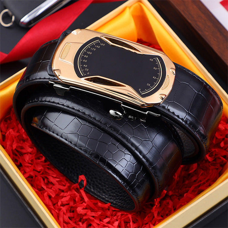 ⏳Begrenzte Zeit 50% Rabatt💥Herren-Gürtel mit Krokodilprägung und automatischer Schnalle