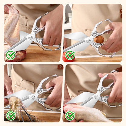 🔥Hot Sale 53% Rabatt🔥Multifunktionale Hochleistungs-Küchenschere💪✂️