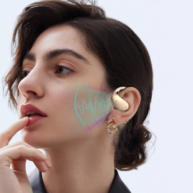 🎧✨Kabellose Open-Ear-Kopfhörer mit LED-Anzeige