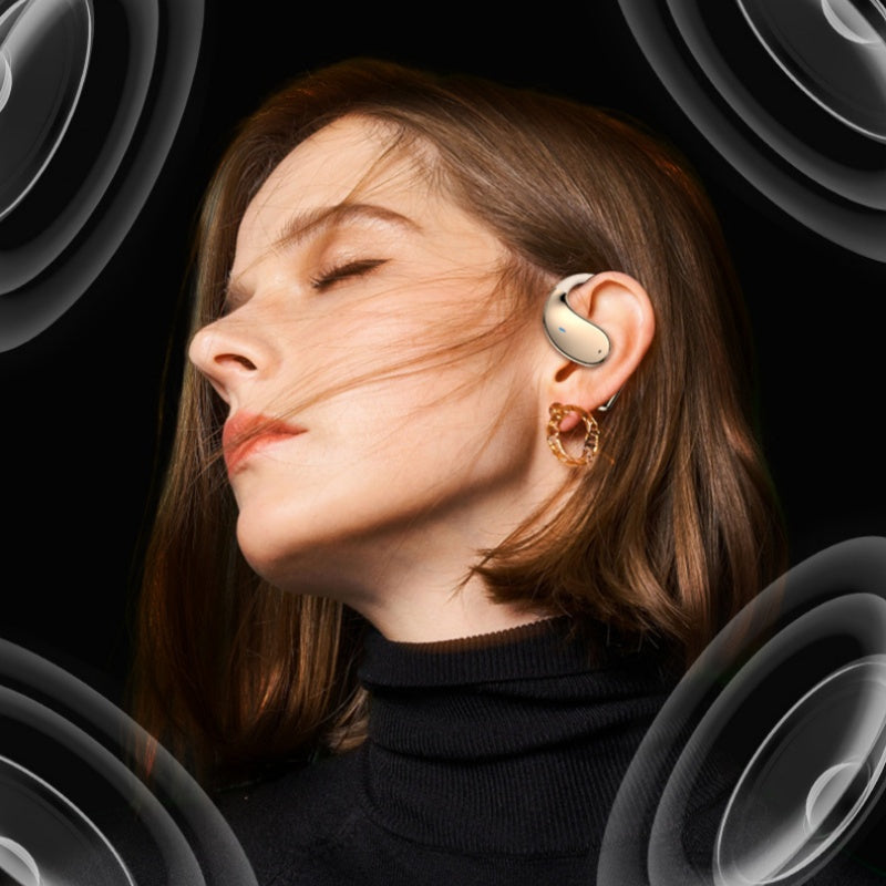 🎧✨Kabellose Open-Ear-Kopfhörer mit LED-Anzeige