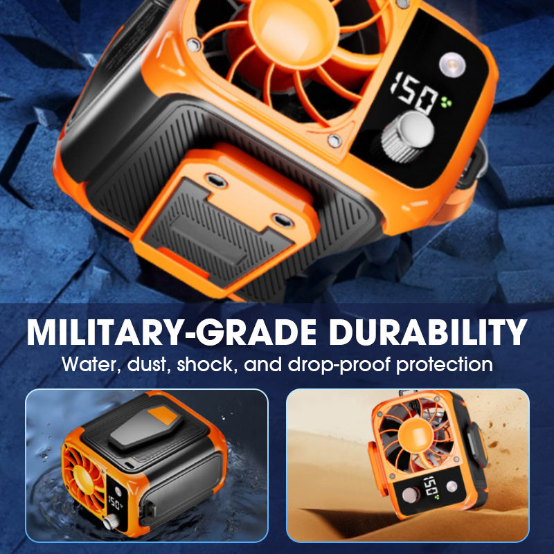 Outdoor-Hüftventilator zum Umhängen 🌪️❄️