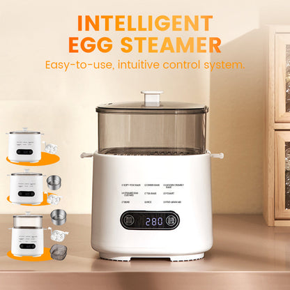 🎁Smart Mini-Eierkocher mit Touch-Panel – 6 Eier perfekt zubereitet | 55% Rabatt 🥚