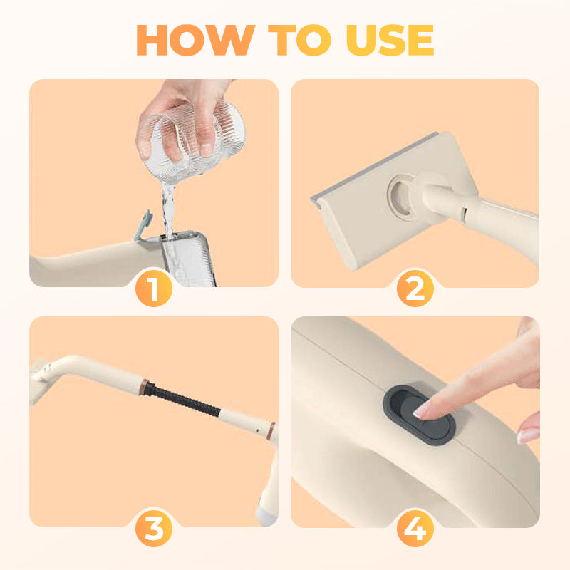 🔥Zeitlich begrenztes Angebot – 60% Rabatt! ✨ Multifunktionaler 5-in-1-Handdampfreiniger für einfaches Reinigen🧼💨