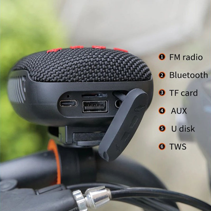 🔊 Wasserdichter Bluetooth-Fahrradlautsprecher mit Montagebügel – Musikgenuss auf jeder Fahrt!