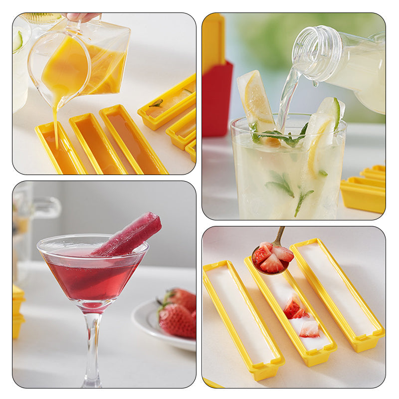 🔥🔥Lustiges DIY-Eiswürfel-Set aus lebensmittelechtem Material in Pommes-Frites-Form