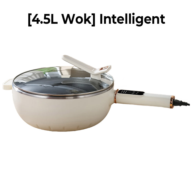 🔥 Nur noch 1 Tag! 🔥 Halber Preis für eine begrenzte Zeit - antihaftbeschichteter Elektro-Wok zum Kochen