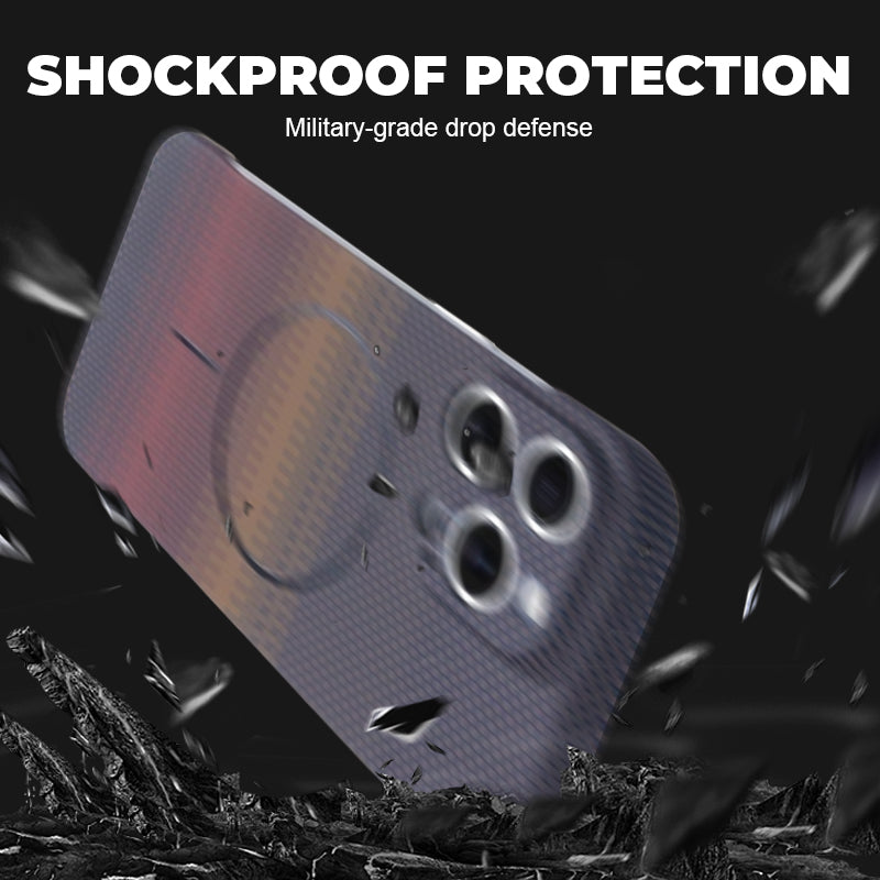 Ultradünnes Kohlefaser-Handycase mit Magnetfunktion 🔥