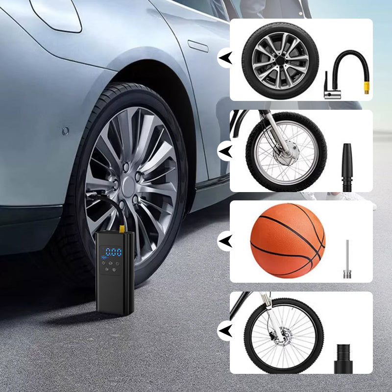 🔌 Elektrische Auto-Digitalpumpe mit LCD 💨