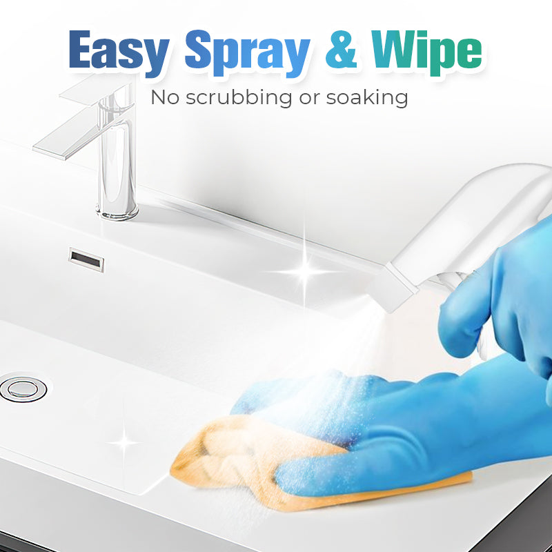 Multifunktions-Reinigungsspray gegen Kalk im Badezimmer