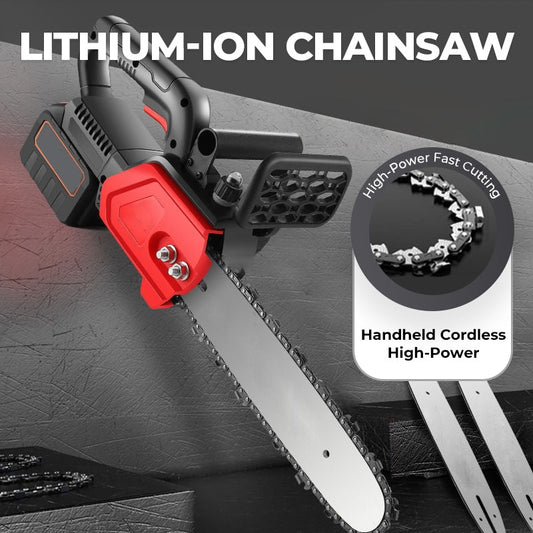 💥 Bestseller wieder verfügbar! 🔥 Kabellose Hochleistungs-Lithium-Kettensäge - 🎁 Limitierte Geschenkaktion mit Werkzeugset!
