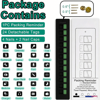 Tragbare wiederverwendbare Verpackungserinnerung