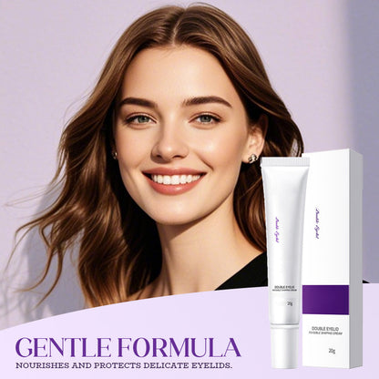 Langanhaltende und unsichtbare Styling-Creme für doppelte Lidfalte