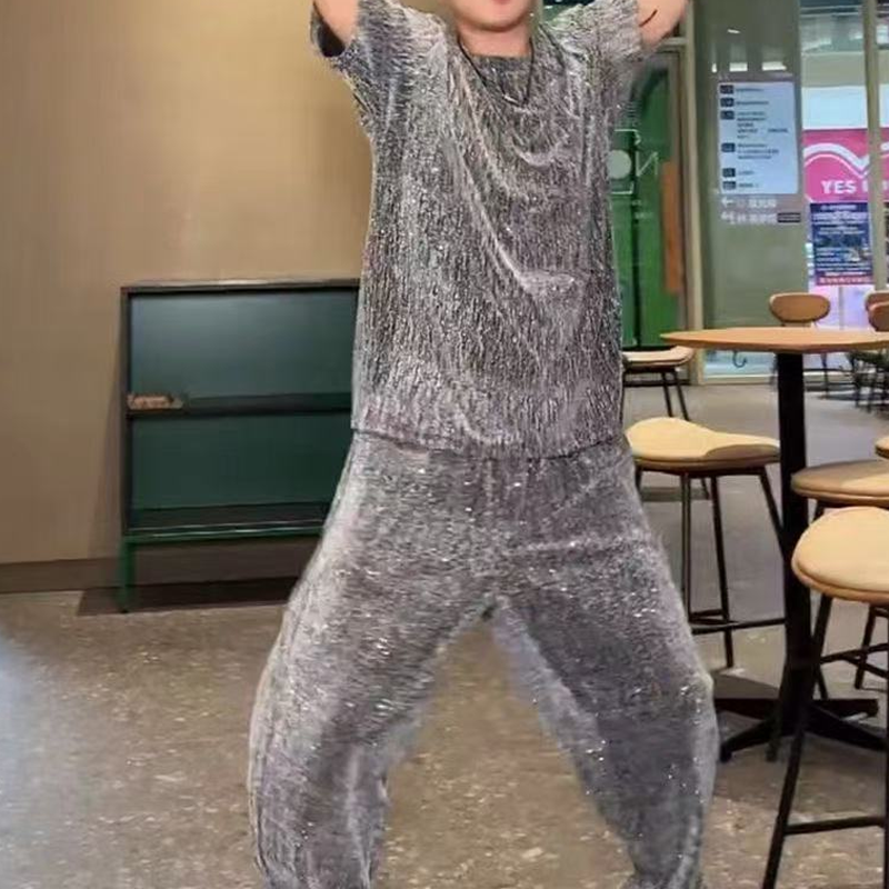 💖2025 brandneues Design✨Herren-Zweiteiler mit Kurzarmshirt und weiter Hose🩳