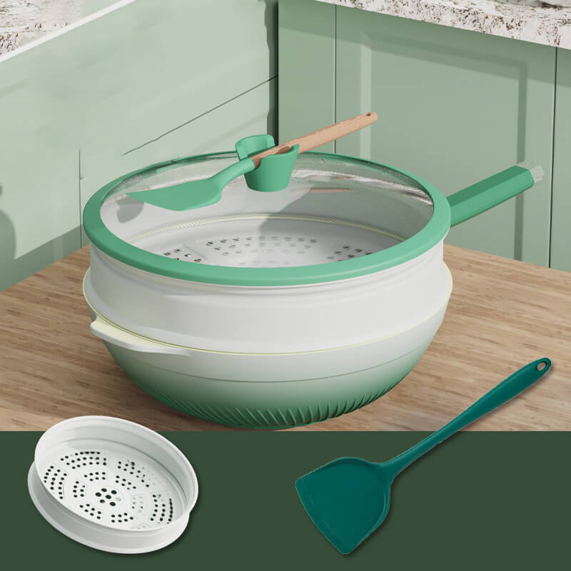 Nettes Geschenk*Antihaft-Kochgeschirr aus Ton-Aluminium-Druckguss