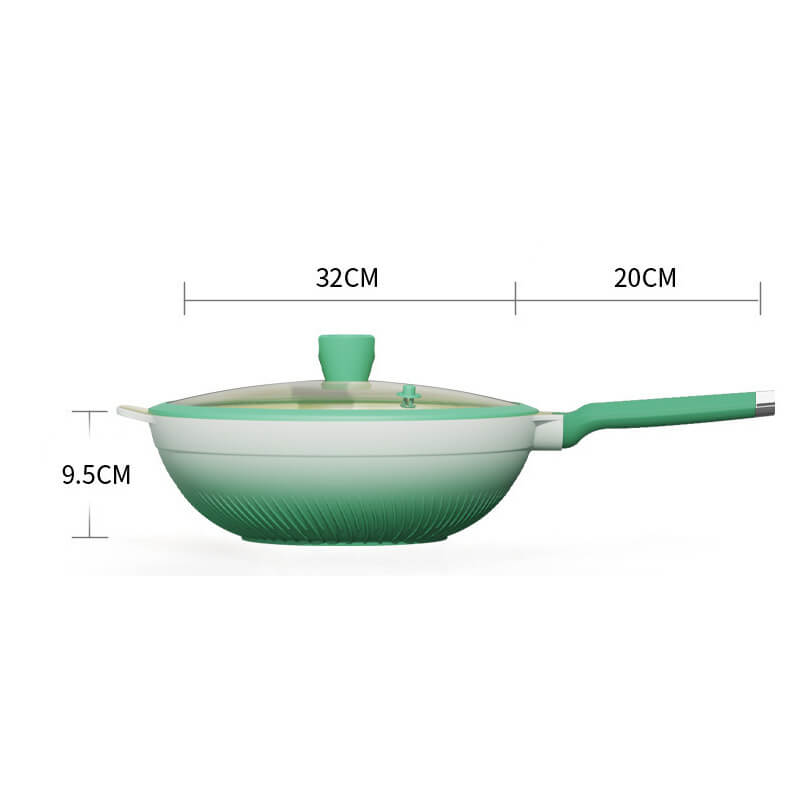 Nettes Geschenk*Antihaft-Kochgeschirr aus Ton-Aluminium-Druckguss