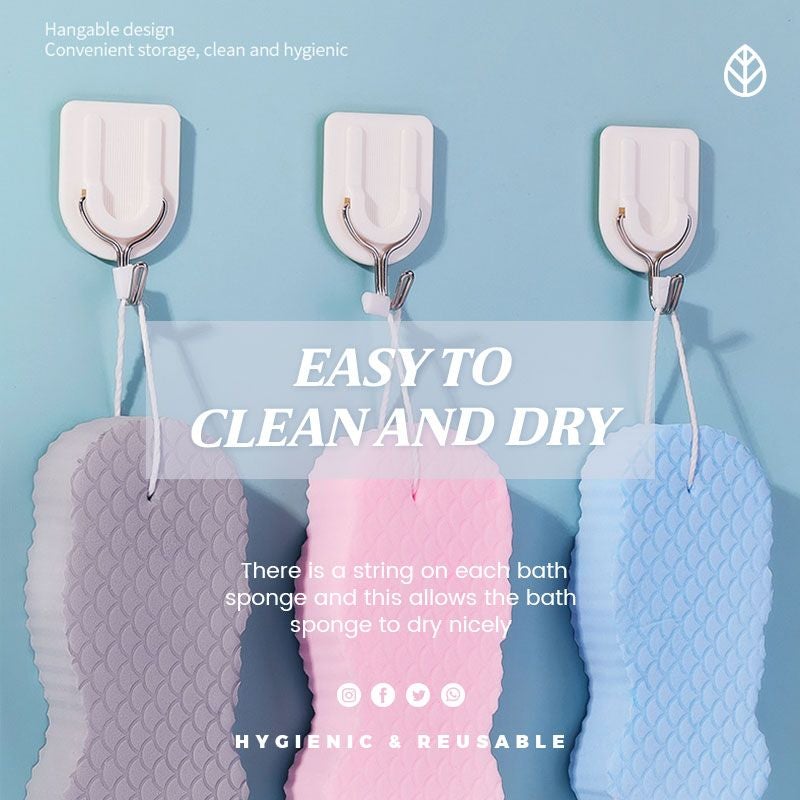 🎁 Zwei kaufen, eins gratis! 🧽✨ Superweiche Peeling-Badekugel – sanfte Pflege für die Haut