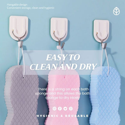 🎁 Zwei kaufen, eins gratis! 🧽✨ Superweiche Peeling-Badekugel – sanfte Pflege für die Haut