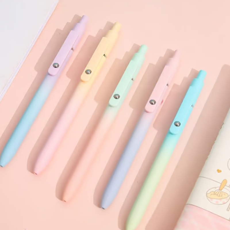 ✒️ 5er-Set Kugelschreiber mit schwarzer Tinte (Klickmechanismus)