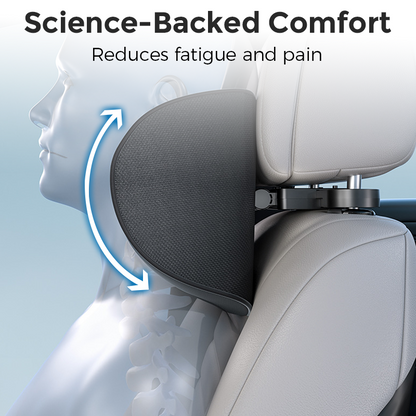Verstellbares U-förmiges Kopfstützenkissen für das Auto
