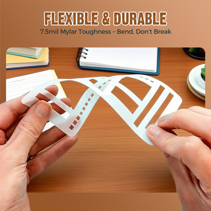 Handgefertigte flexible Schablone fürs Bullet Journal ✨📓