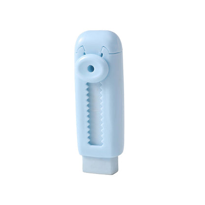 Schiebbarer, einziehbarer Radiergummi mit austauschbarer Mine