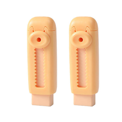 Schiebbarer, einziehbarer Radiergummi mit austauschbarer Mine