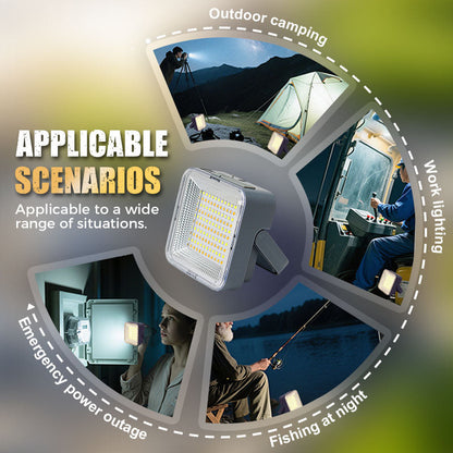 🌙 Nie ohne Licht im Dunkeln! – Tragbare, wasserdichte Solar-Campinglampe – solarbetrieben, robust & immer einsatzbereit – perfekt für Camping & Outdoor 🔦✨