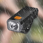 Wasserdichtes, wiederaufladbares LED-Fahrradlicht mit Clip