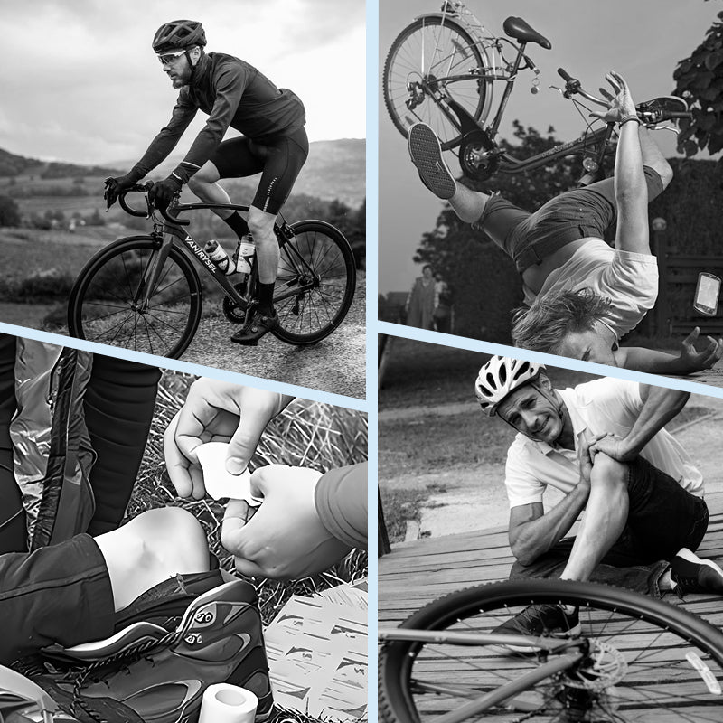 Wasserdichtes, wiederaufladbares LED-Fahrradlicht mit Clip